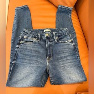 Good American Jeans Womens Size 2 / 26 Good Legs Straight Denim Ankle
